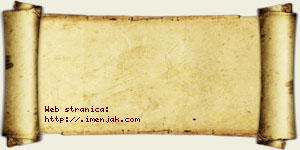 Jovana Cerović vizit kartica